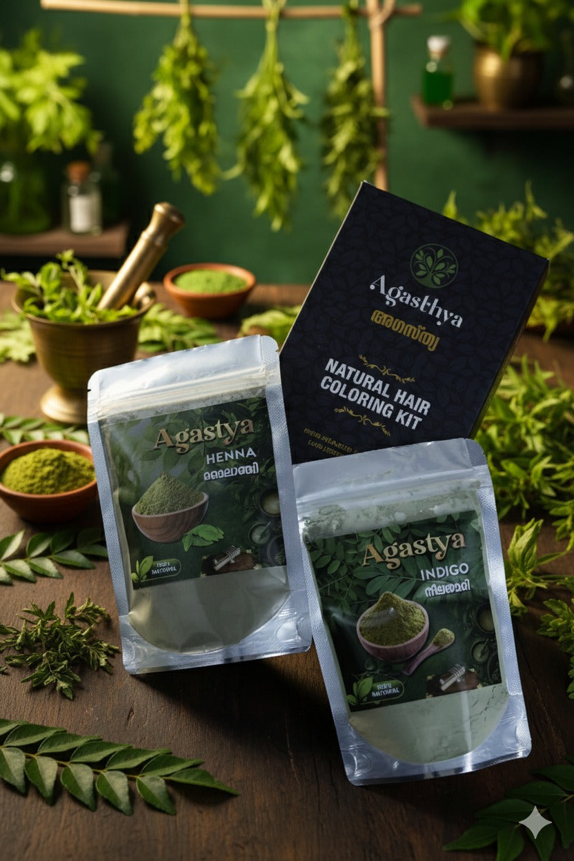 Agasthya herbal hair colouring kit | Value Pack
